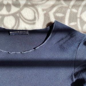 Brandy melville navy blue wynn top